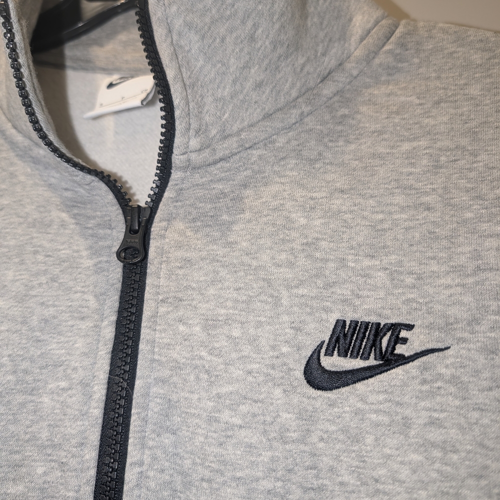 Nike Gray Half Zip Sweater - S